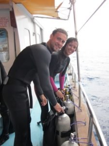 Changing Cylinders Before Second Zenobia Dive